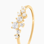 Bague Illumia Or Jaune Oxyde De Zirconium - Solitaires Femme | Marc Orian