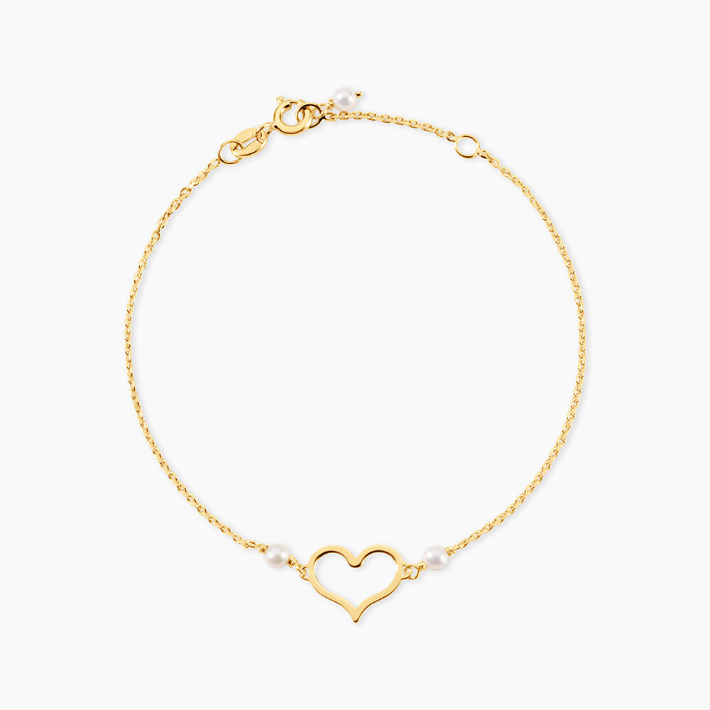Bracelet Chabha Argent Dor&eacute; A L'Or 750/1000 Perle De Culture - Bracelets fantaisie  | Marc Orian