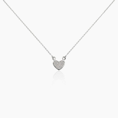 Collier Seya Argent Blanc Oxyde De Zirconium - Colliers avec pierres Femme | Marc Orian