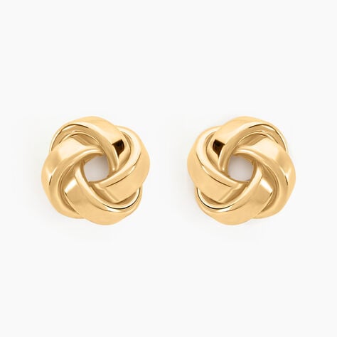 Boucles D'oreilles Puces Or Jaune Gauderique - Puces Femme | Marc Orian
