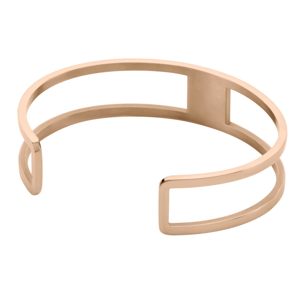 Bracelet Jonc Acier Rose Maria - Bracelets joncs Femme | Marc Orian
