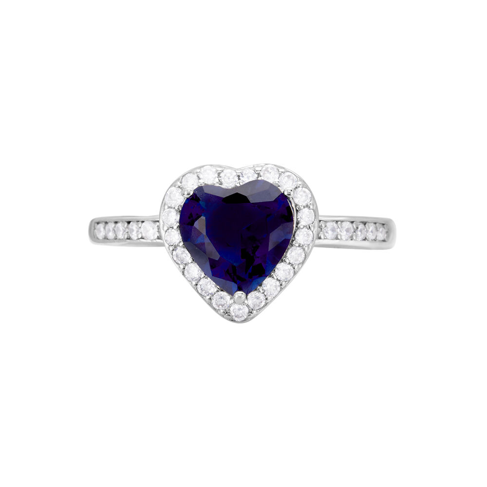 Bague Sphinx Argent Blanc Pierre Et Oxyde De Zirconium - Bagues de promesse Femme | Marc Orian