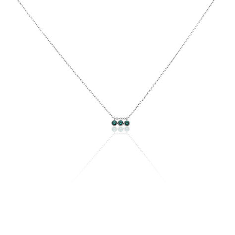 Collier Kasey Argent Blanc Oxyde De Zirconium - Colliers avec pierres Femme | Marc Orian