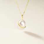 Pendentif Tourbillon Or Jaune Perle De Culture - Pendentifs Femme | Marc Orian