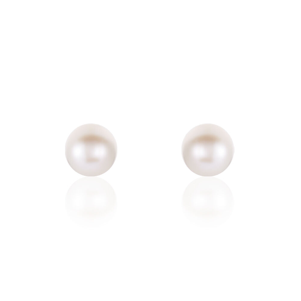 Boucles D'oreilles Puces Suki Or Jaune Perle De Culture - Boucles d'oreilles mariage Femme | Marc Orian