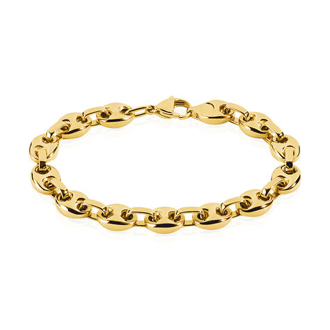 Bracelet Phebus Him Classique Acier Jaune - Bracelets cha&icirc;nes Homme | Marc Orian