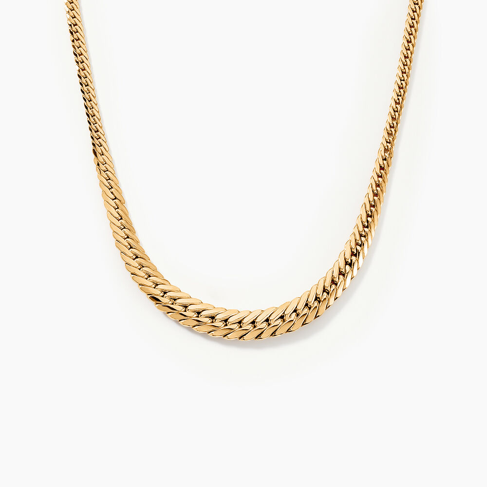 Collier Or Jaune Izel Maille Anglaise - Chaines Femme | Marc Orian