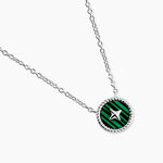 Collier Izarra Argent Blanc Malachite - Colliers avec pierres Femme | Marc Orian