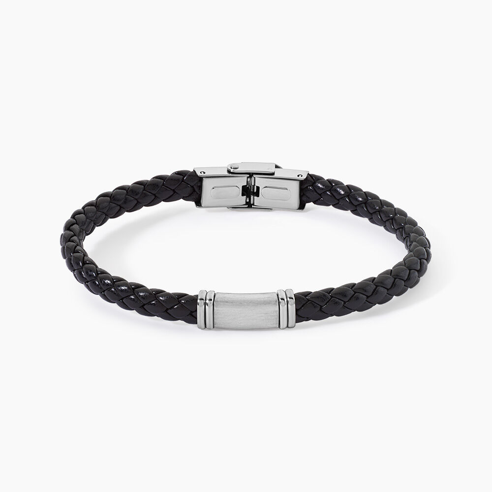 Bracelet Acier Blanc Frank - Bracelets cuir Homme | Marc Orian