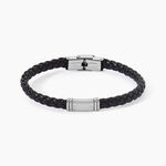 Bracelet Acier Blanc Frank - Bracelets cuir Homme | Marc Orian