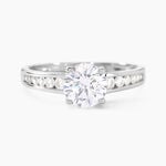 Bague Solitaire Tatjana Or Blanc Oxyde De Zirconium - Solitaires Femme | Marc Orian