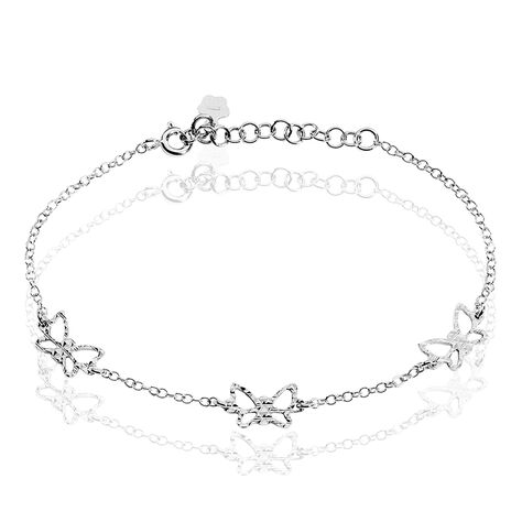 Bracelet Graziella Argent Blanc - Bracelets chaînes Femme | Marc Orian