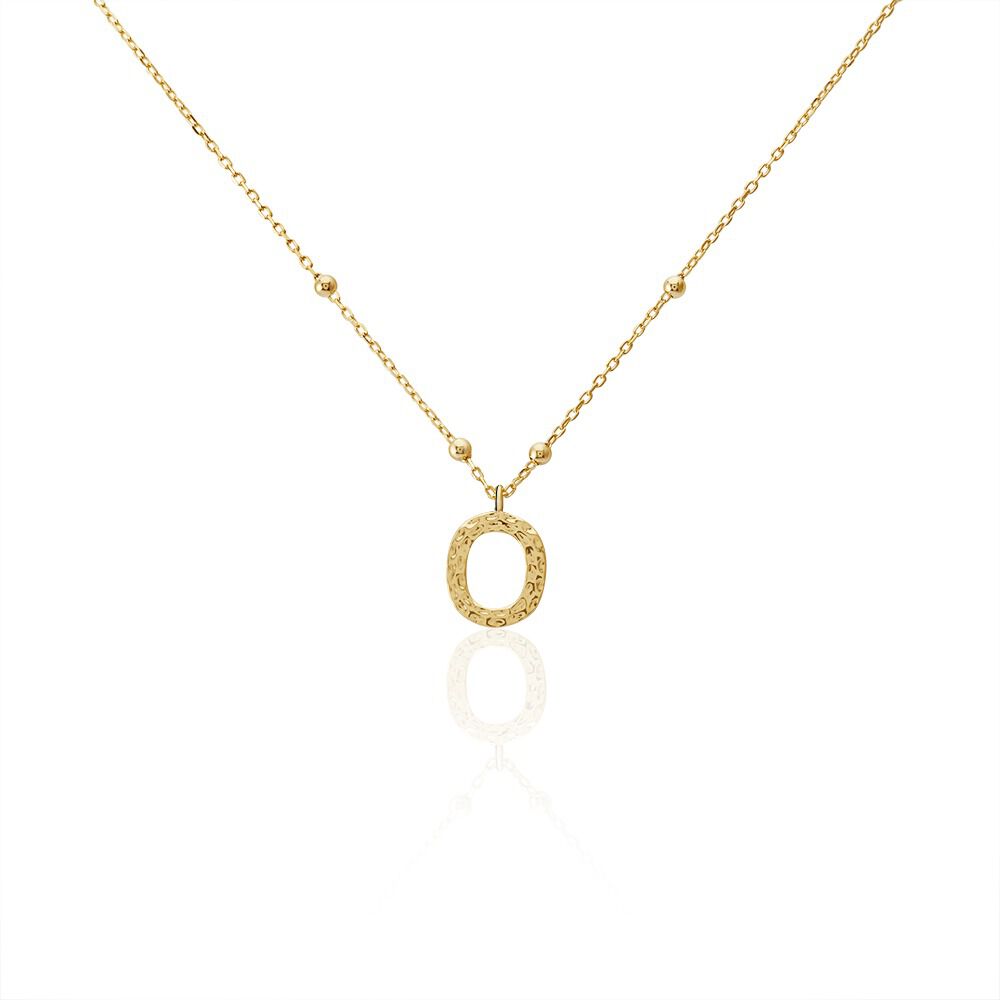 Collier Plaqu&eacute; Or Jaune Lettra - Colliers fantaisie Femme | Marc Orian