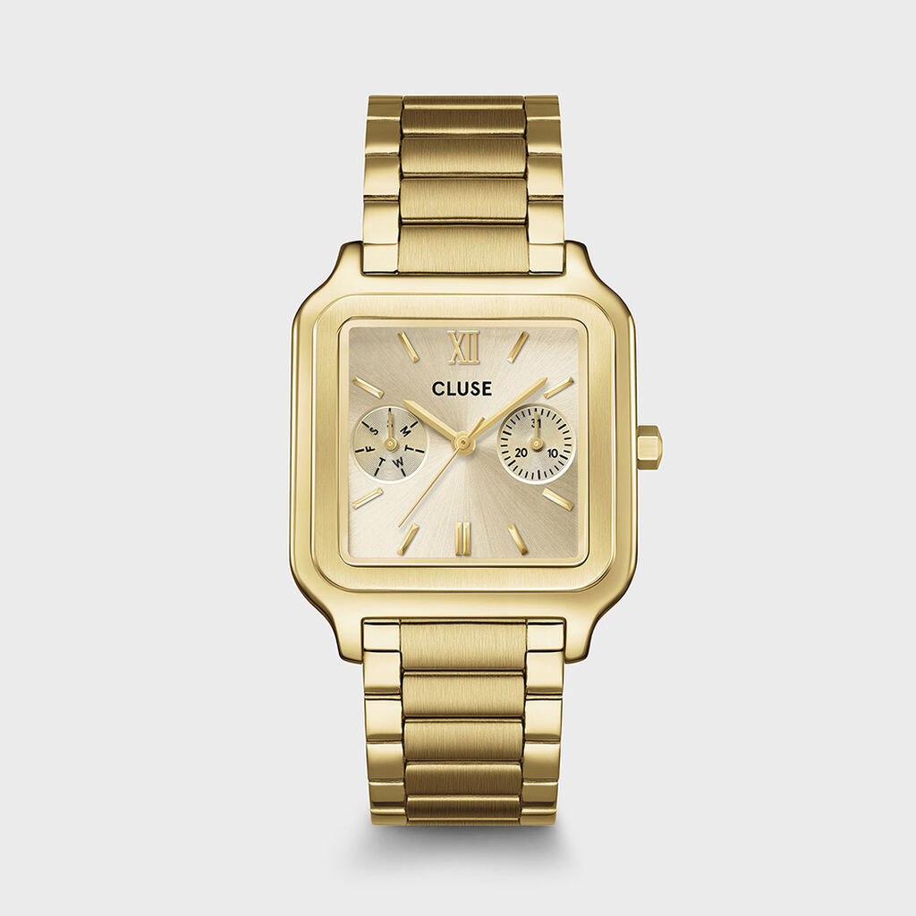 Montre Cluse Gracieuse Multifonction Champagne - Montres &eacute;tanches Femme | Marc Orian
