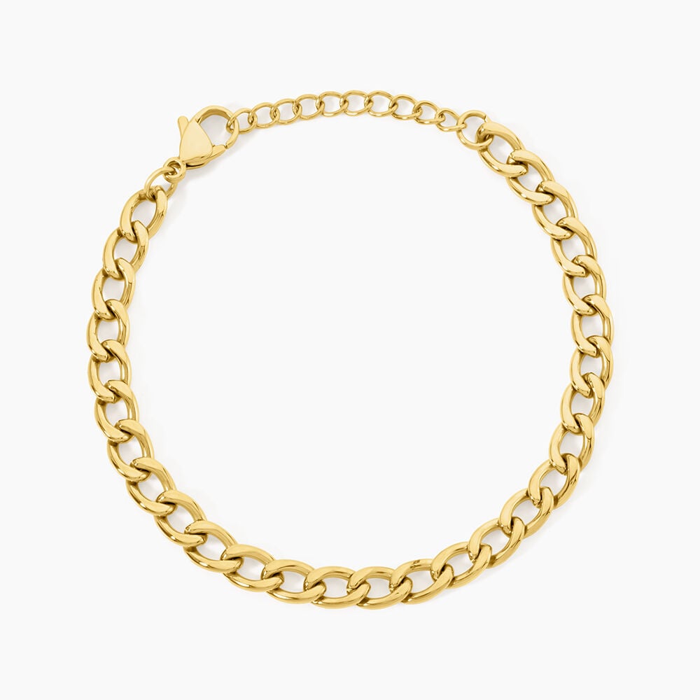 Bracelet Lili Acier Jaune - Bracelets cha&icirc;nes Femme | Marc Orian