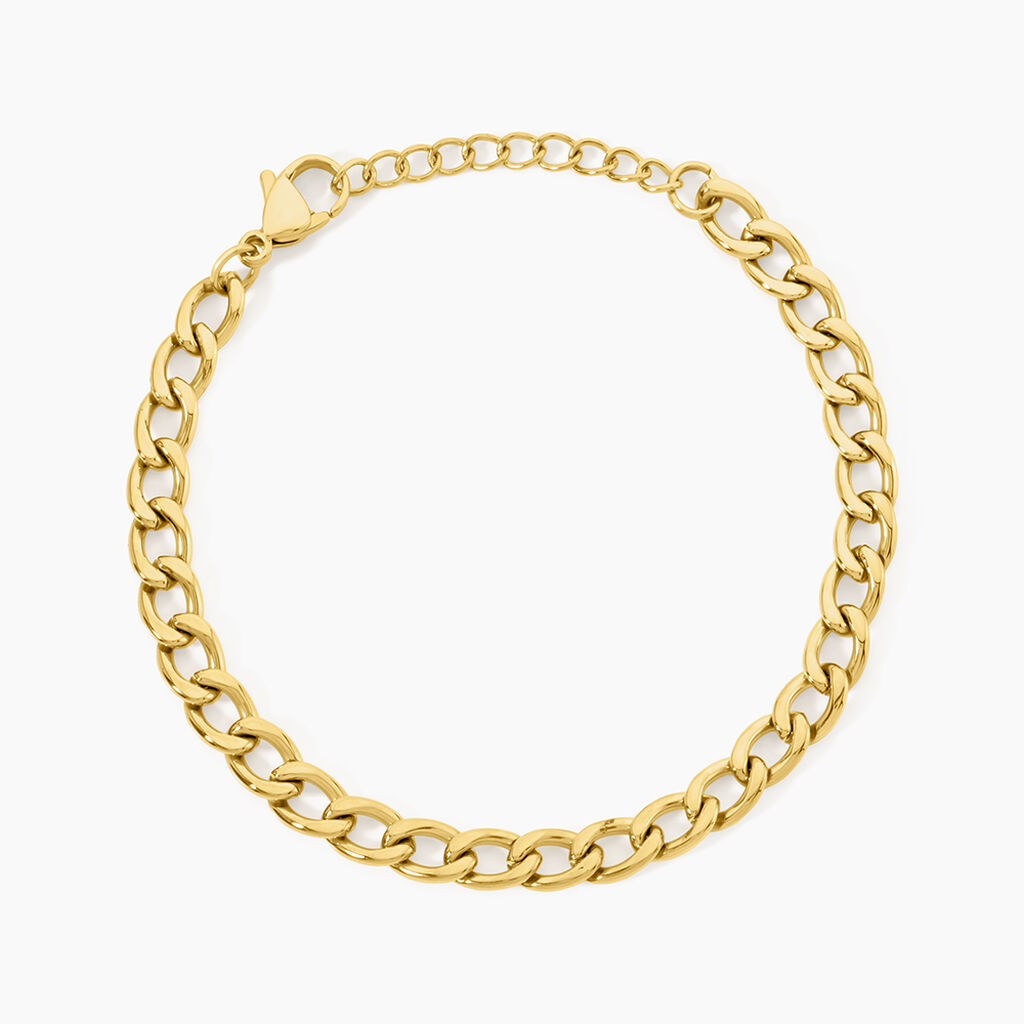Bracelet Lili Acier Jaune - Bracelets cha&icirc;nes Femme | Marc Orian