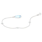 Bracelet Benedict Or Blanc Topaze - Bracelets cha&icirc;nes Femme | Marc Orian