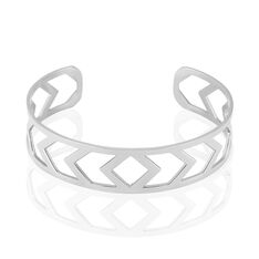 Bracelet Jonc Deanna Acier Blanc - Bracelets jonc Femme | Marc Orian