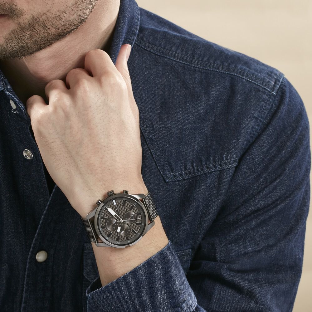 Montre Hugo Chase Gris - Montres étanches Homme | Marc Orian