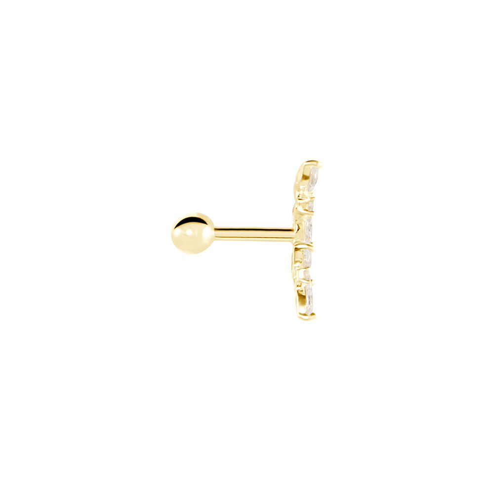 Piercing Nina Or Jaune Oxyde De Zirconium - Piercing Conch Femme | Marc Orian
