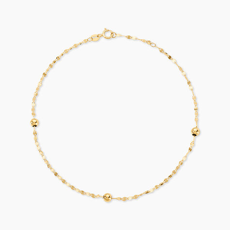 Cha&icirc;ne De Cheville Plantie Or Jaune - Chaines de cheville Femme | Marc Orian