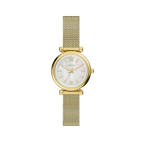 Montre Fossil Carlie Mini Nacre Blanche - Montres &eacute;tanches Femme | Marc Orian