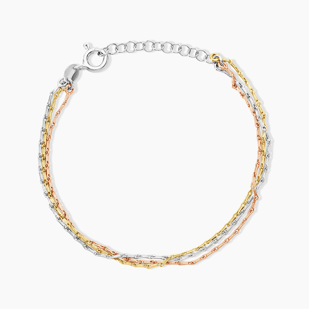 Bracelet Ylsa Argent Tricolore - Bracelets fantaisie Femme | Marc Orian