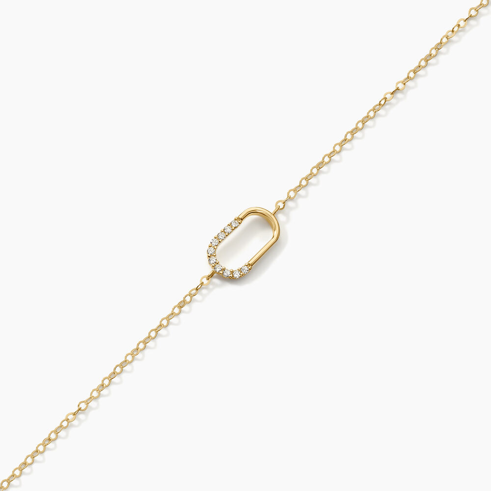 Bracelet Minimalist Chic Or Jaune Oxyde De Zirconium - Bracelets chaînes Femme | Marc Orian