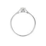 Bague Solitaire Or Blanc Solenia Diamant - Parures de mariage Femme | Marc Orian