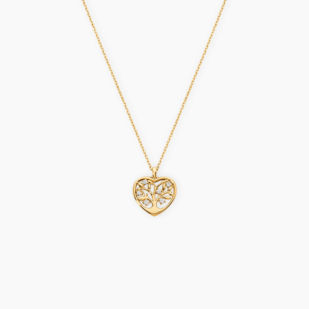 Collier Or Jaune Shantelle Oxyde De Zirconium - Colliers avec pierres Femme | Marc Orian