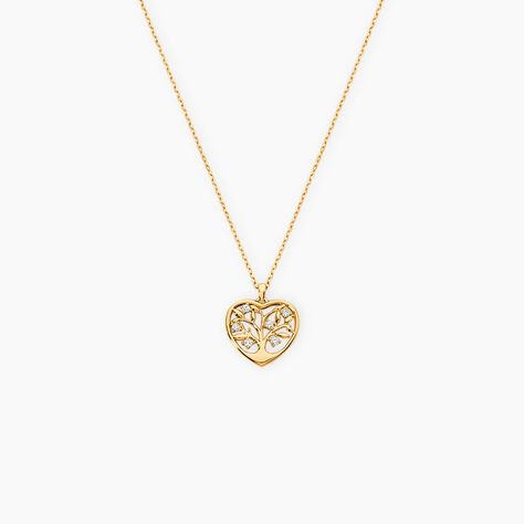 Collier Or Jaune Shantelle Oxyde De Zirconium - Colliers avec pierres Femme | Marc Orian