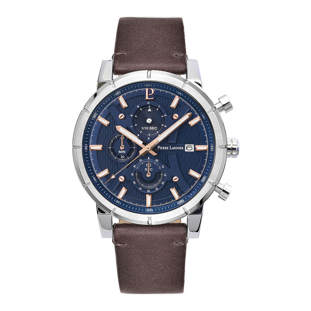 Montre Pierre Lannier Criterium Bleu - Montres étanches Homme | Marc Orian