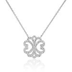 Collier Isse Argent Blanc Oxyde De Zirconium - Colliers avec pierres Femme | Marc Orian