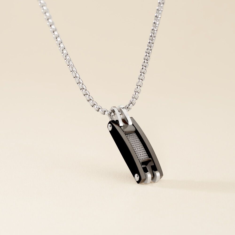 Collier Jourdan Acier - Colliers fantaisie Homme | Marc Orian