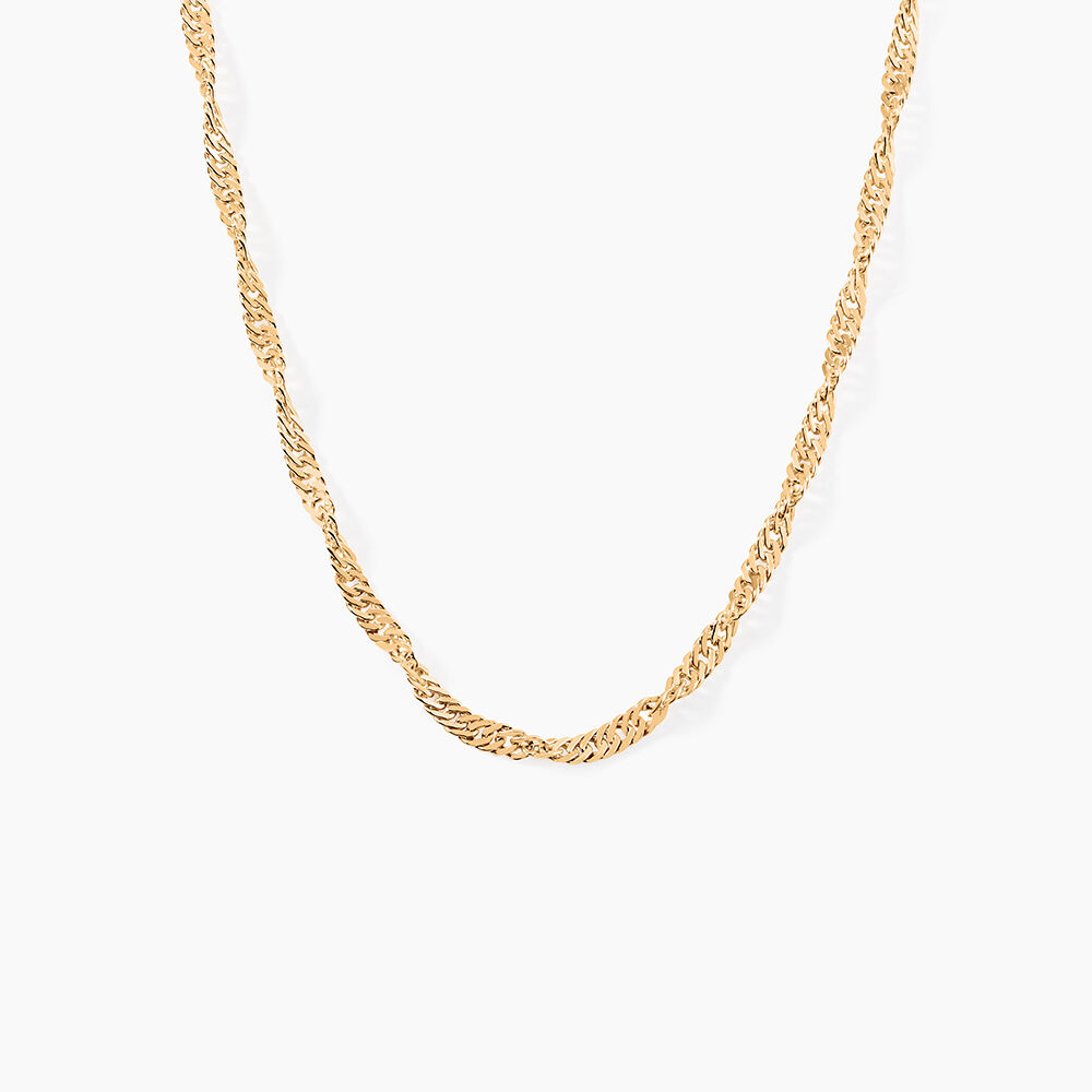 Collier Fern Plaqu&eacute; Or - Chaines Femme | Marc Orian