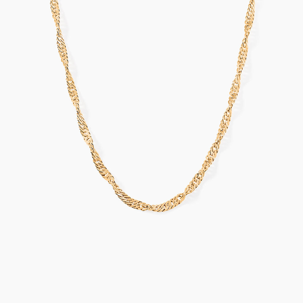 Collier Fern Plaqu&eacute; Or - Chaines Femme | Marc Orian