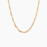 Collier Fern Plaqu&eacute; Or - Chaines Femme | Marc Orian