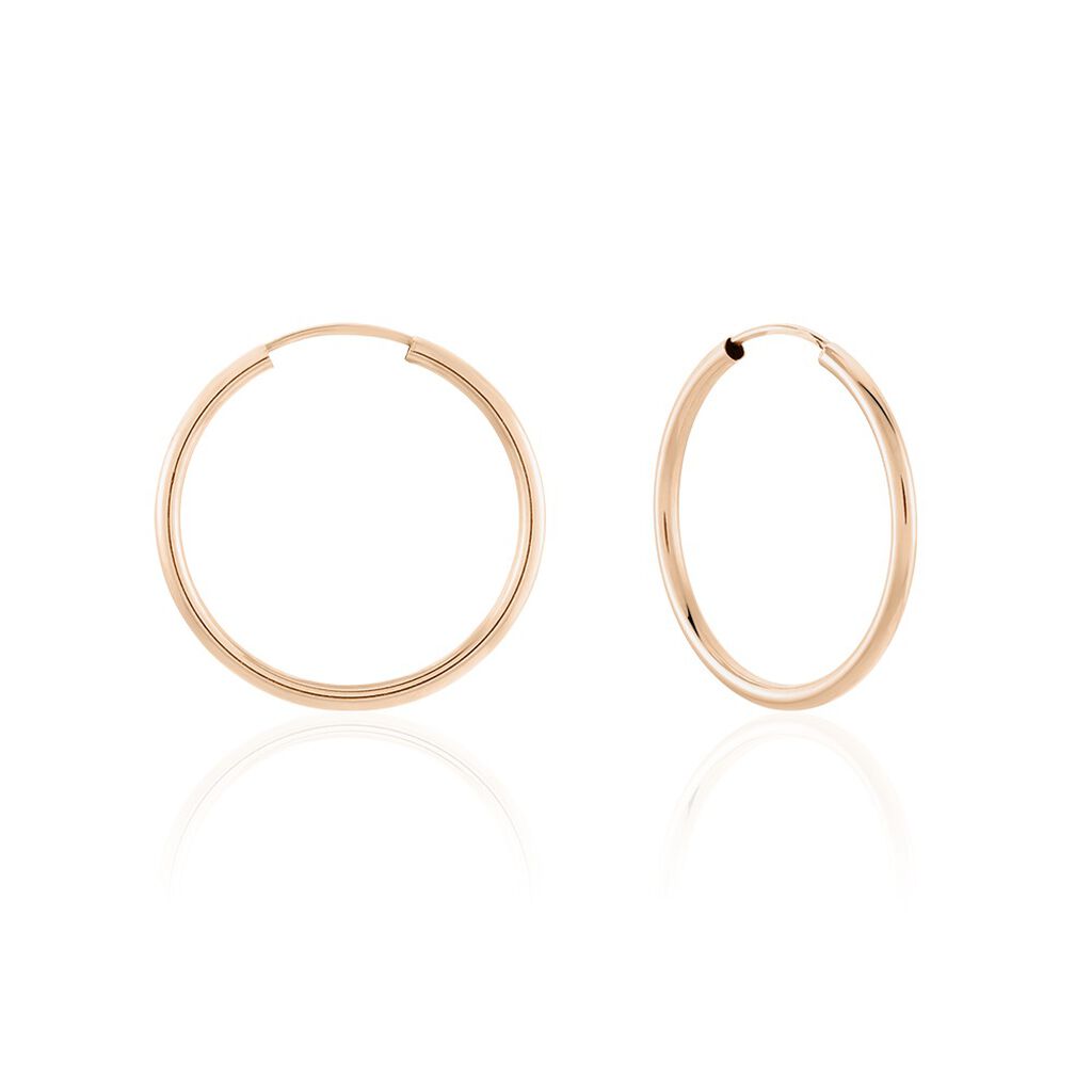 Cr&eacute;oles Or Rose - Cr&eacute;oles Femme | Marc Orian