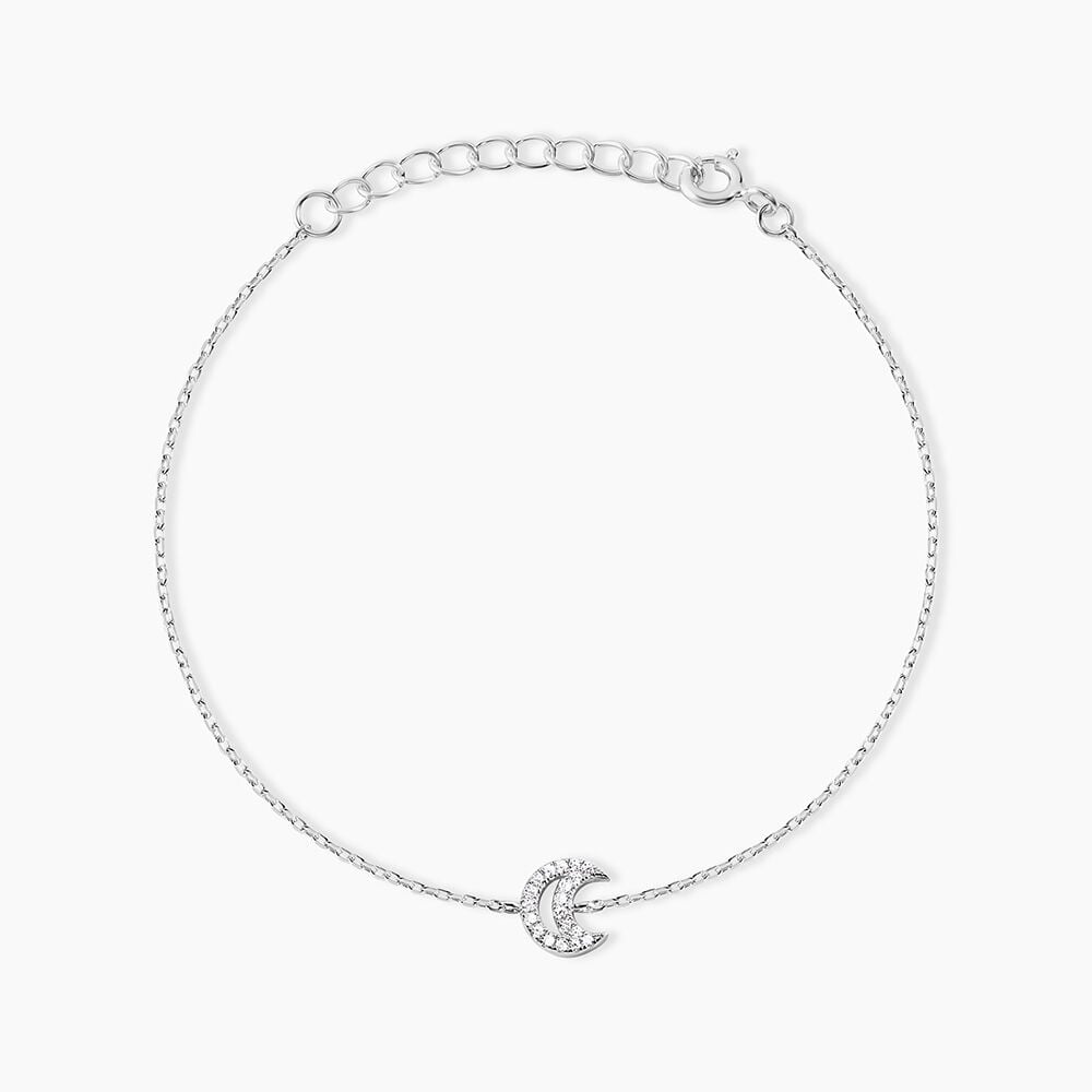 Bracelet Philine Argent Blanc Oxyde De Zirconium - Bracelets chaînes Femme | Marc Orian