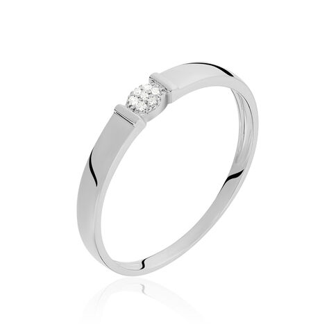 Bague Daliane Or Blanc Diamant - Bagues pierres pr&eacute;cieuses Femme | Marc Orian