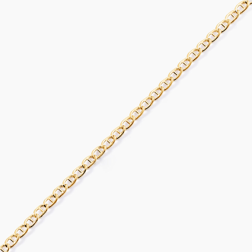 Collier Capucin Or Jaune Maille Marine Plate - Chaines Femme | Marc Orian