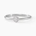 Bague Lysana Argent Blanc Diamant Synthétique - Solitaires Femme | Marc Orian