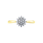 Bague Or Jaune Kailyn Oxyde De Zirconium - Solitaires Femme | Marc Orian
