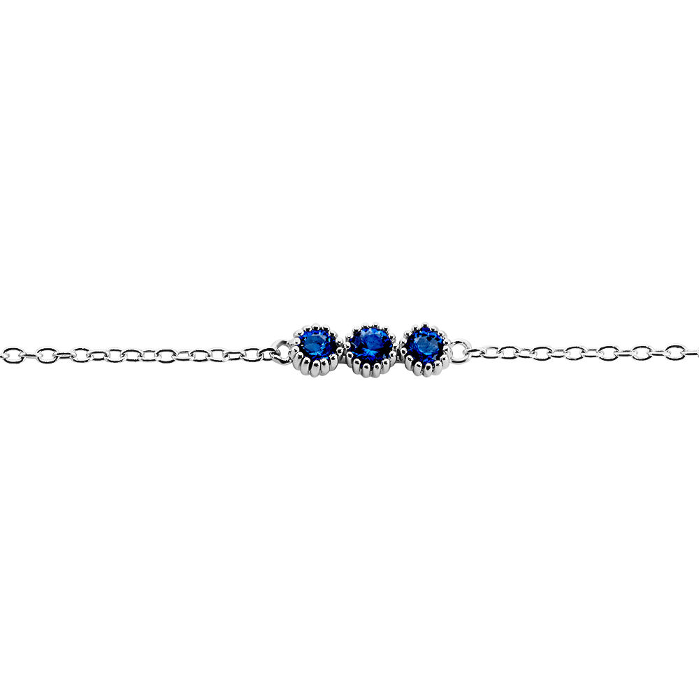Bracelet Kasey Argent Blanc Oxyde De Zirconium - Bracelets chaînes Femme | Marc Orian