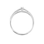 Bague Solitaire Alexandra Or Blanc Diamant - Solitaires Femme | Marc Orian