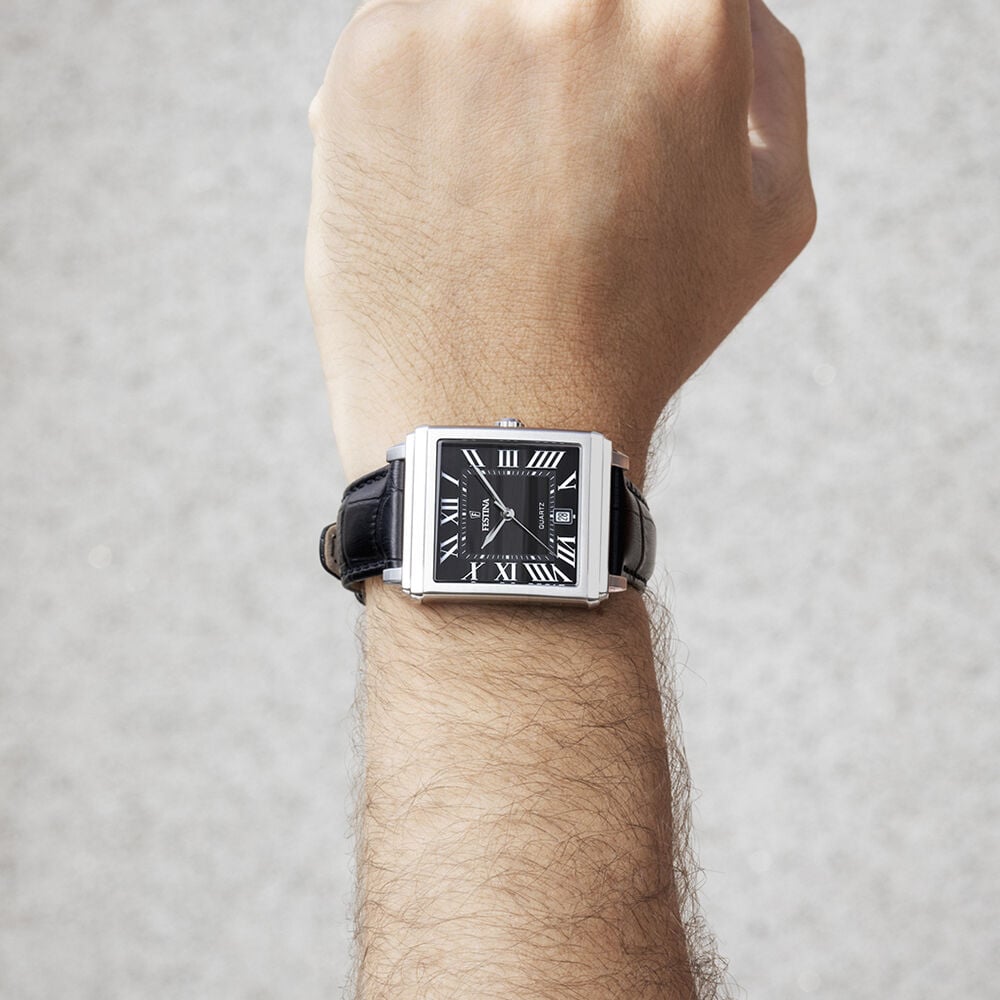 Montre Festina On The Square Noir - Montres étanches Homme | Marc Orian