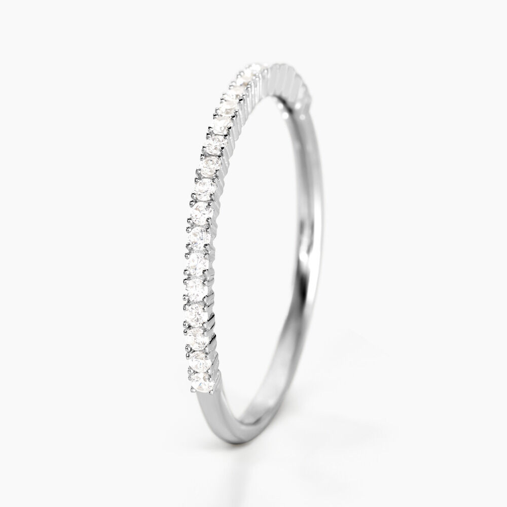 Alliance Julietta Or Blanc Oxyde De Zirconium - Alliances duo Femme | Marc Orian