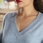 Collier Iago Plaqu&eacute; Or Oxydes De Zirconium - Colliers avec pierres Femme | Marc Orian