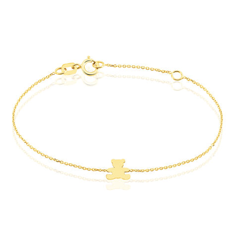 Bracelet Calina Ourson Or Jaune - Bracelets chaînes Enfant | Marc Orian