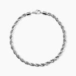 Bracelet Maille Phebus Him Acier Blanc - Bracelets mailles Homme | Marc Orian